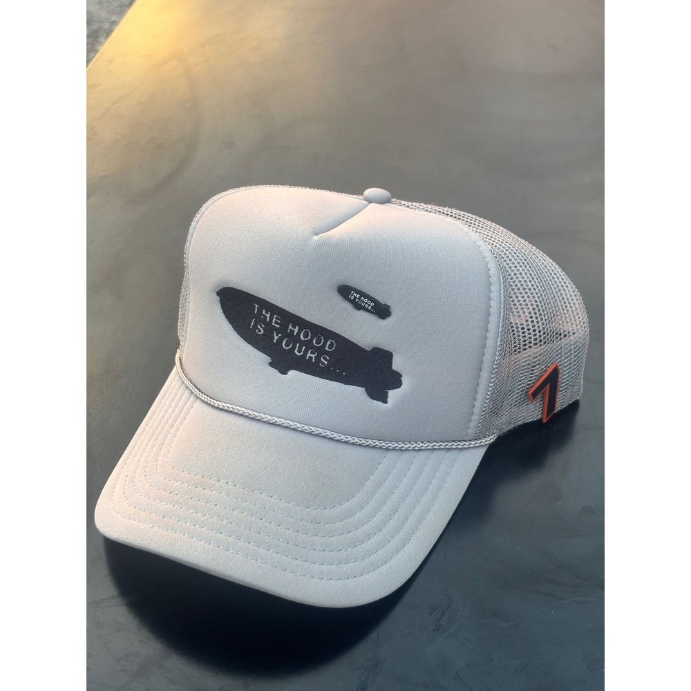 Otto Collection The Hood Is Yours Blimp Trucker Hat Gray Mesh Snapback Cap 39165